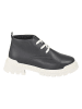 Moosefield Leren enkelboots zwart