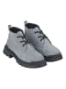 Moosefield Leder-Ankle-Boots in Grau