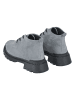 Moosefield Leder-Ankle-Boots in Grau