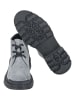 Moosefield Leder-Ankle-Boots in Grau