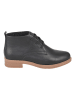 Moosefield Leren enkelboots zwart