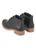 Moosefield Leren enkelboots zwart