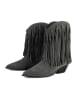 loft37 Leder-Boots "Don't Think Twice" in Grau