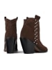 loft37 Leder-Stiefeletten "Electric Feel" in Braun