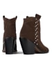 loft37 Leder-Stiefeletten in Braun