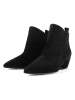 loft37 Leder-Ankle-Boots in Schwarz