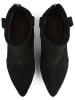 loft37 Leder-Ankle-Boots in Schwarz
