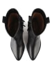 loft37 Leder-Stiefeletten in Schwarz