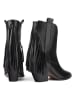 loft37 Leder-Stiefeletten in Schwarz