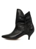 loft37 Leder-Stiefeletten in Schwarz