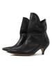 loft37 Leder-Stiefeletten "Make Me Like You" in Schwarz