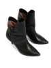 loft37 Leder-Stiefeletten "Make Me Like You" in Schwarz