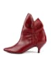 loft37 Leren enkellaarzen "Make Me Like You" rood
