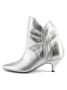 loft37 Leder-Stiefeletten in Silber