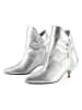 loft37 Leder-Stiefeletten in Silber