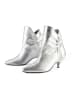 loft37 Leren enkellaarzen "Make Me Like You" zilverkleurig