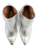 loft37 Leder-Stiefeletten in Silber