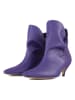loft37 Leder-Stiefeletten "Make Me Like You" in Lila