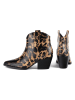 loft37 Leren enkellaarzen "Nevada" zwart/beige
