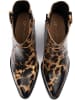 loft37 Leder-Stiefeletten "Nevada" in Schwarz/ Beige
