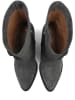 loft37 Leder-Stiefeletten "One Of The Girls" in Grau