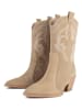 loft37 Leren enkellaarzen "Only Want You" beige