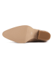 loft37 Leren enkellaarzen "Only Want You" beige