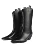 loft37 Leder-Cowboy-Boots "Crush On U" in Schwarz