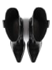 loft37 Leder-Cowboy-Boots "Crush On U" in Schwarz