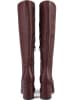 loft37 Leder-Stiefel "Miss Agent" in Bordeaux