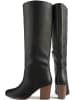 loft37 Leder-Stiefel "New Super Nova" in Schwarz