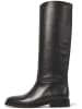 loft37 Leder-Stiefel "Simple" in Schwarz