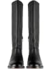 loft37 Leder-Stiefel "Simple" in Schwarz