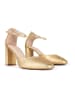 loft37 Leder-Pumps "East Of The Sun" in Gold
