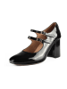 loft37 Leder-Pumps "Fell This Way" in Schwarz