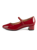 loft37 Leren pumps "Fall In Love" rood