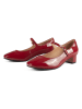 loft37 Leren pumps "Fall In Love" rood