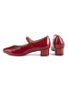 loft37 Leren pumps "Fall In Love" rood