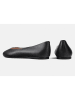 loft37 Leder-Ballerinas in Schwarz