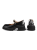 loft37 Leder-Pumps "Four Seasons" in Schwarz