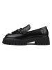 loft37 Leder-Mokassins in Schwarz