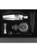 Homla 5-delige set: cocktailshaker & accessoires ''Moi'' zilverkleurig