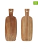 Homla 2-delige set: snijplanken "Mooka" lichtbruin - (L)21 x (B)7,5 cm