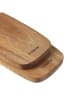 Homla 2er-Set: Schneidebretter ''Mooka'' in Hellbraun - (L)21 x (B)7,5 cm