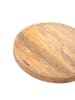 Homla Etagere ''Sjal Mango'' in Hellbraun - (H)7 x Ø 25 cm