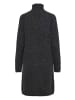 Pieces Strickkleid in Anthrazit