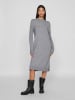 Vila Strickkleid in Grau