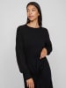 Vila Strickkleid in Schwarz