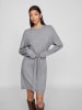 Vila Strickkleid in Grau
