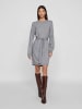 Vila Strickkleid in Grau